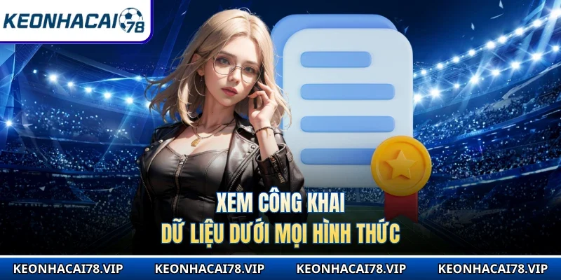 Xem công khai dữ liệu dưới mọi hình thức
